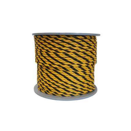 General Work Products 3-Strand Twisted Polypropylene Rope Monofilament, Tiger Rope 5/8 PPMTR5/8